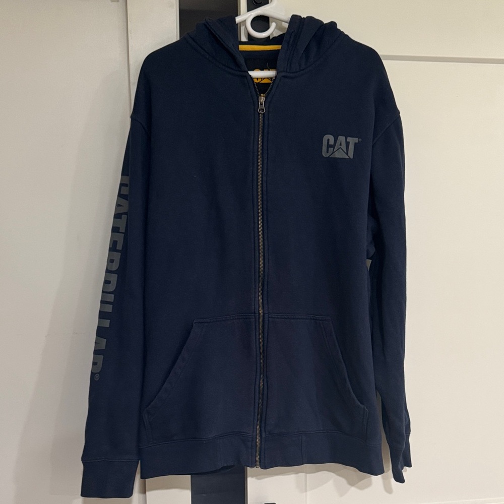 CAT Navy Blue Hoodie